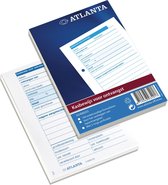 Atlanta Reçu de caisse pour reçu A5406-033 A6, bloc de 100 feuilles