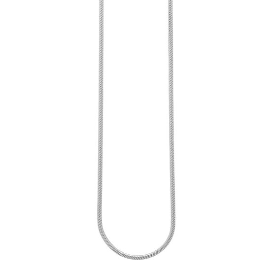 Roestvrij stalen halsketting met karabijnsluiting 81 cm