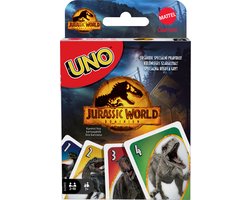 UNO Jurassic World 3 - Mattel Games spelregels