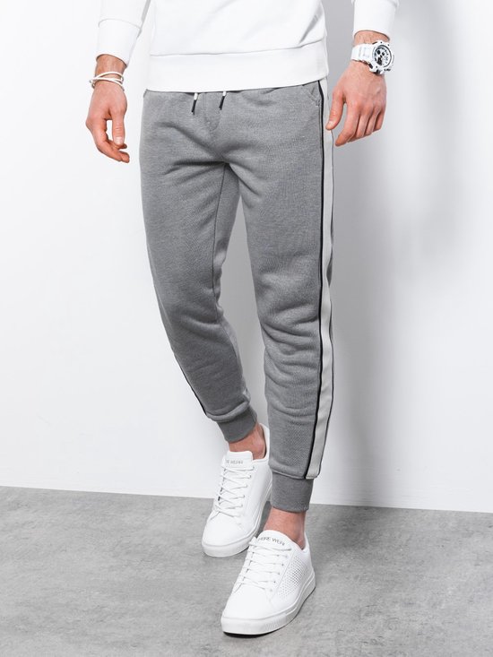 Moodstreet slim fit joggingbroek donkergroen