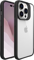 iMoshion Hoesje Geschikt voor iPhone 14 Pro Hoesje - iMoshion Rugged Hybrid Case - Zwart / Transparant