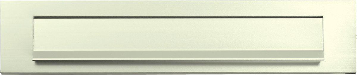 AXA Brievenbus Briefplaat met grote inwerp-opening Inox, Aluminium F6