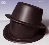 Widmann - Circus Kostuum - Hoge Hoed, Vinyl - zwart - Carnavalskleding - Verkleedkleding