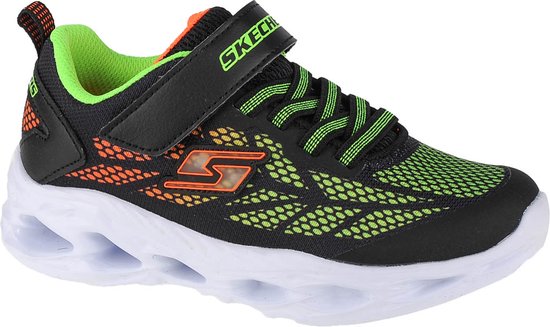 Skechers Vortex-Flash 400030L-BKLM, voor een jongen, Zwart, Sportschoenen,Sneakers,  | bol.com