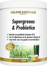 Golden Naturals Supergreens & Probiotica (300 gram poeder)