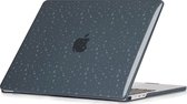 Mobigear - Laptophoes geschikt voor Apple MacBook Air 13 Inch (2022-2024) Hoes Hardshell Laptopcover MacBook Case | Mobigear Glossy - Zwart - Model A2681