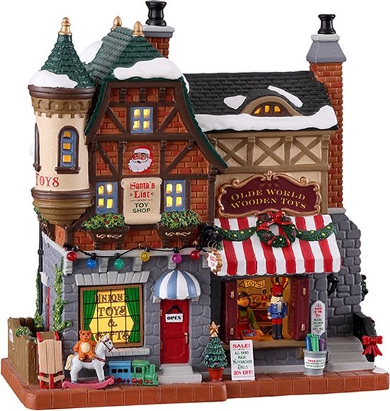 Lemax Village De Noël – Set Facteur “Juste à Temps” Avec 2 Figurines, 10,4 X 4,4 X 6,2 Cm