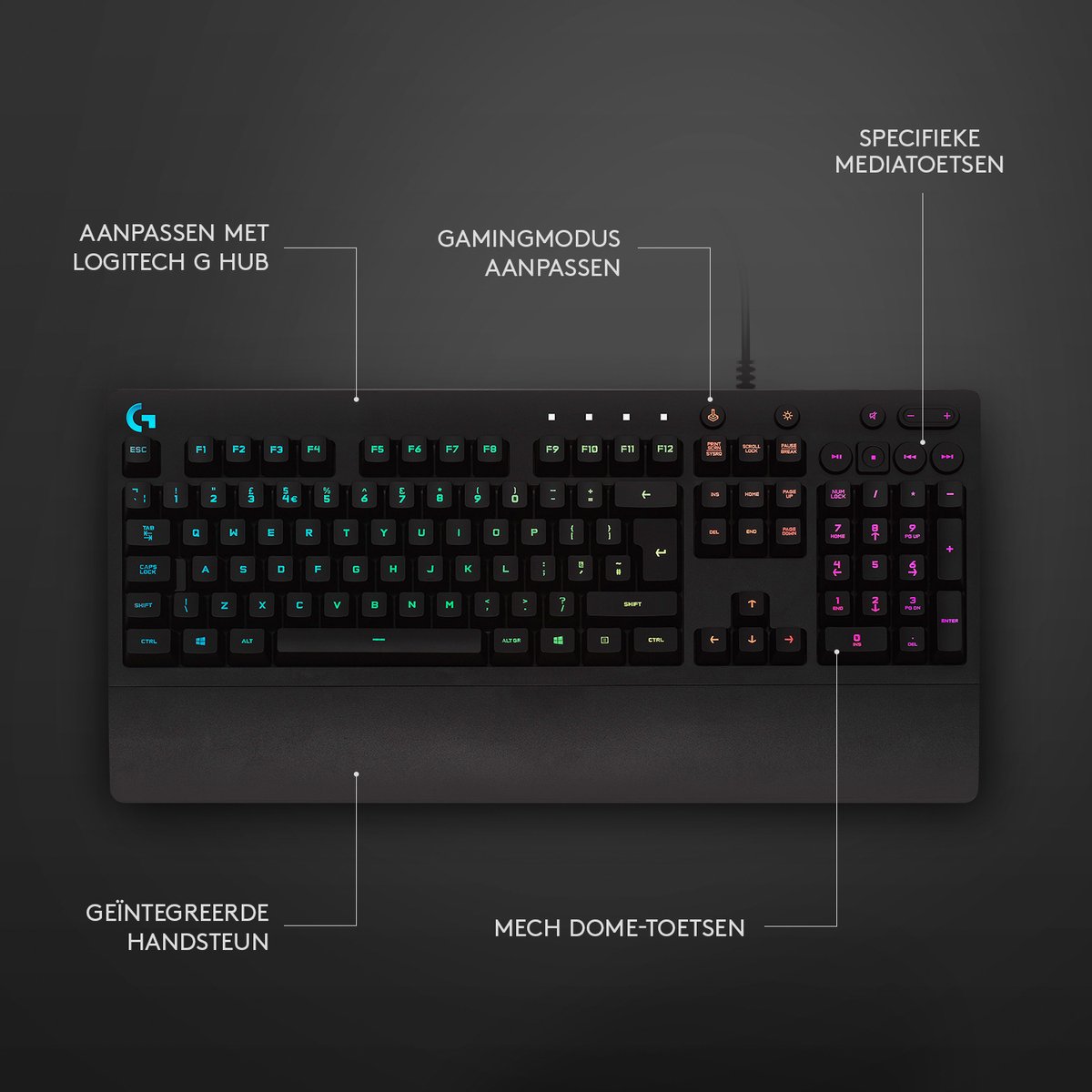 Logitech G213 Prodigy QWERTY