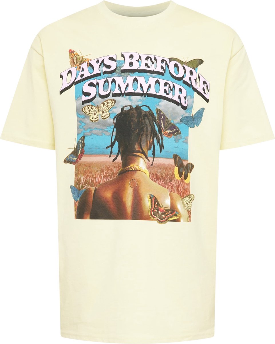 Mister Tee Days Before Summer Oversize Heren T-shirt L Geel