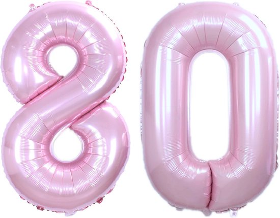 Ballons Age 80 ans Or 86 cm - déco anniversaire
