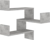 vidaXL-Hoekwandschap-40x40x50-cm-bewerkt-hout-betongrijs