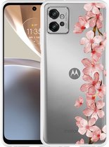 Motorola Moto G32 Hoesje Flower Branch - Designed by Cazy