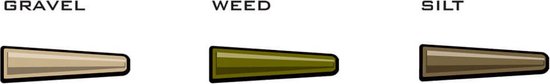 PB Products Hit & Run Tailrubbers Leadclip - Gravel - 8st van PB Products — afbeelding 3