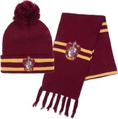 Ensemble bonnet et écharpe d'hiver Harry Potter - Gryffondor