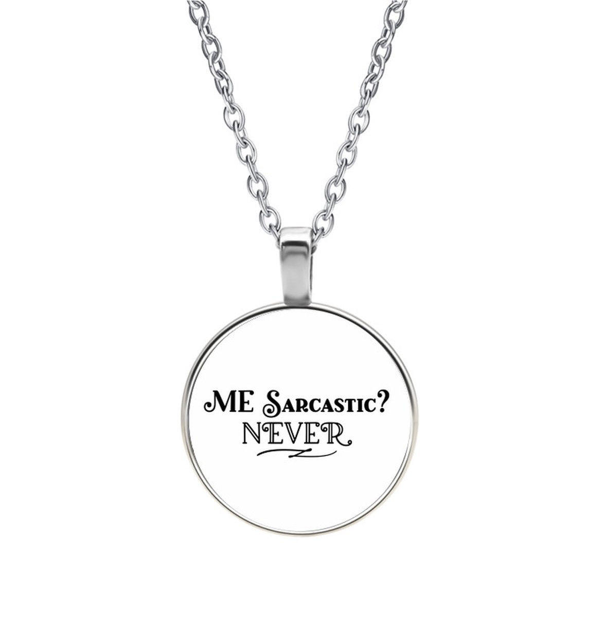 Ketting Glas - Me Sarcastic