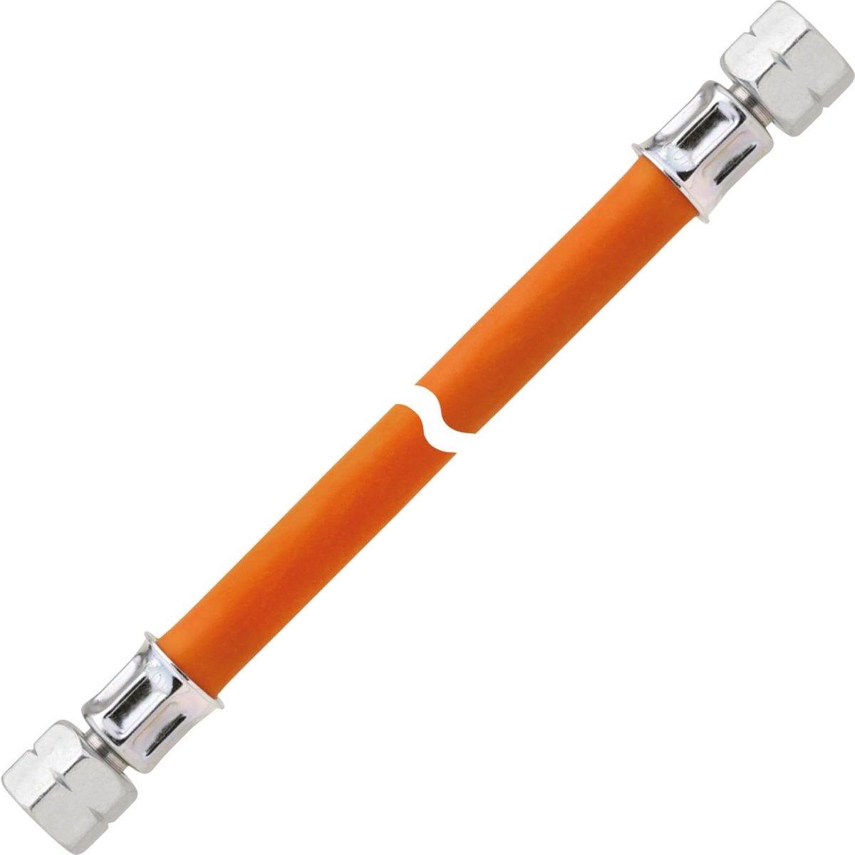 Flexibele Gasslang 150 cm met 1/4 Linkse Wartel - Veilig Gas Aansluiten