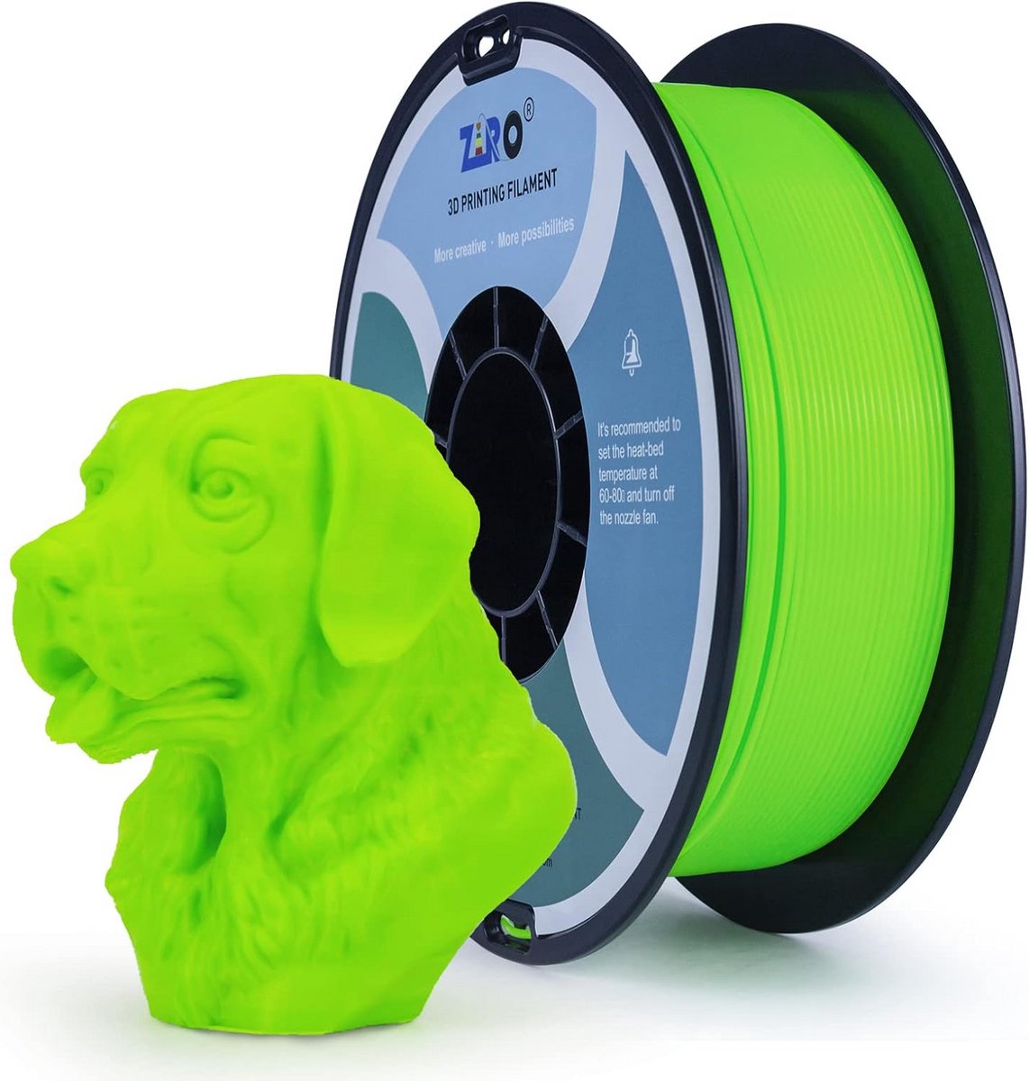 PETG Filament 1.75mm voor 3D Printers - 1kg PETG Filament met Nauwkeurigheid van +/-0.03mm