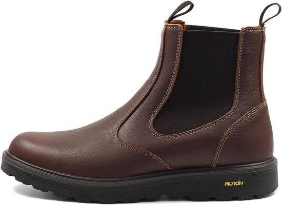 Harssidanzar Heren Chelsea Enkellaarzen – Klassieke Slip-On Laarzen Casual En Dress, Zwart