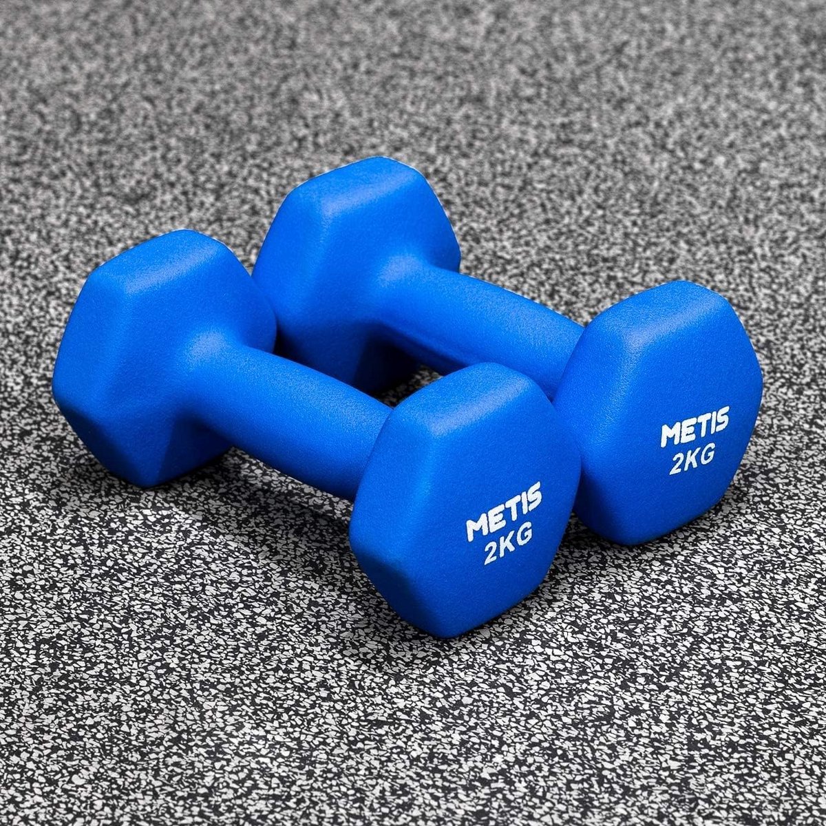 Neopreen Hex Hantel Set - 0.5-10 kg - Thuis Training