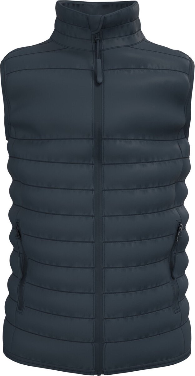 iDeal Basic Brand Gewatteerde kinder bodywarmer IB6174 - Navy - 6/8 ans