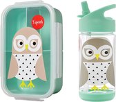 3 Sprouts Bento Lunchbox & Drinkfles Uil