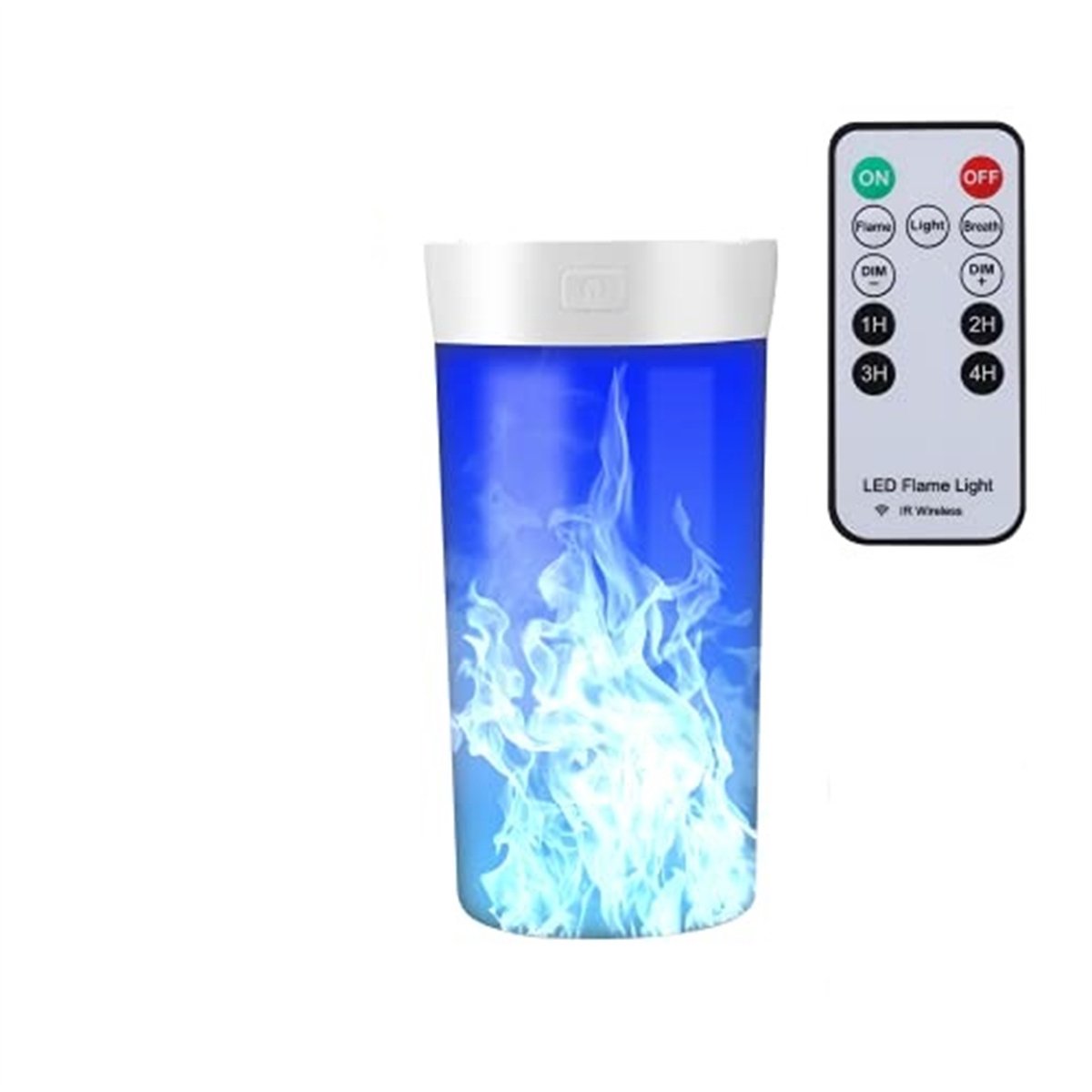 Ynkkvre - LED lamp - Vuurvlam Lamp - Kaarsen - LED Flame - Fakkel Lamp - Kaars Effect - Led Vlam Lamp - met Afstandsbediening - Bewegende Vlam - Dimbaar - Timer Functie - met Vlameffect - voor Thuis /Feest /Festival /Kerstmis /Kerstmis /Halloween