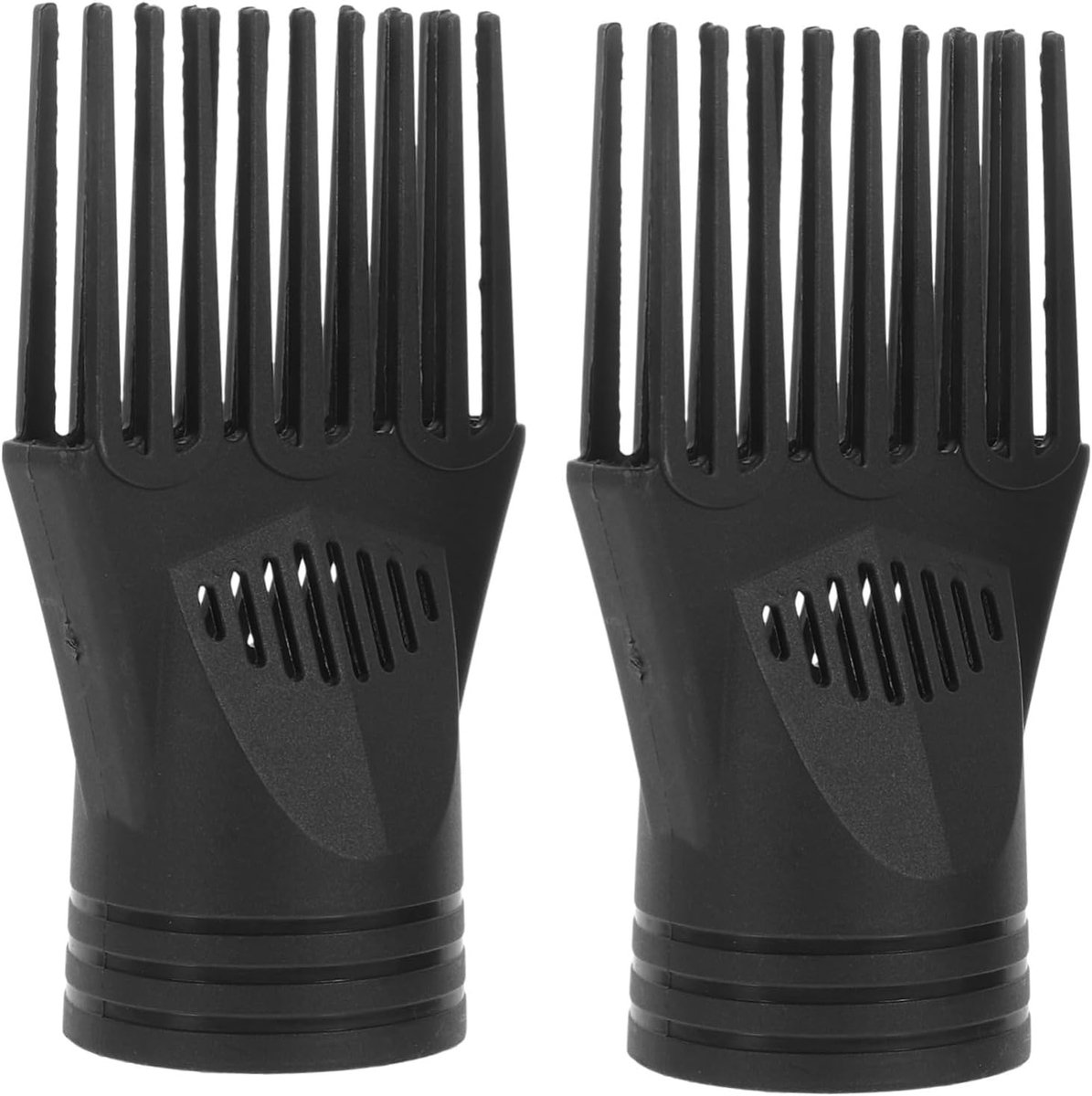 2 pieces haarföhn - kamopzetstuk - compatibel met de meeste haardroger modellen - luchtmondstuk voor gelijkmatige warmteverdeling en snelle droging voor glanzend haar