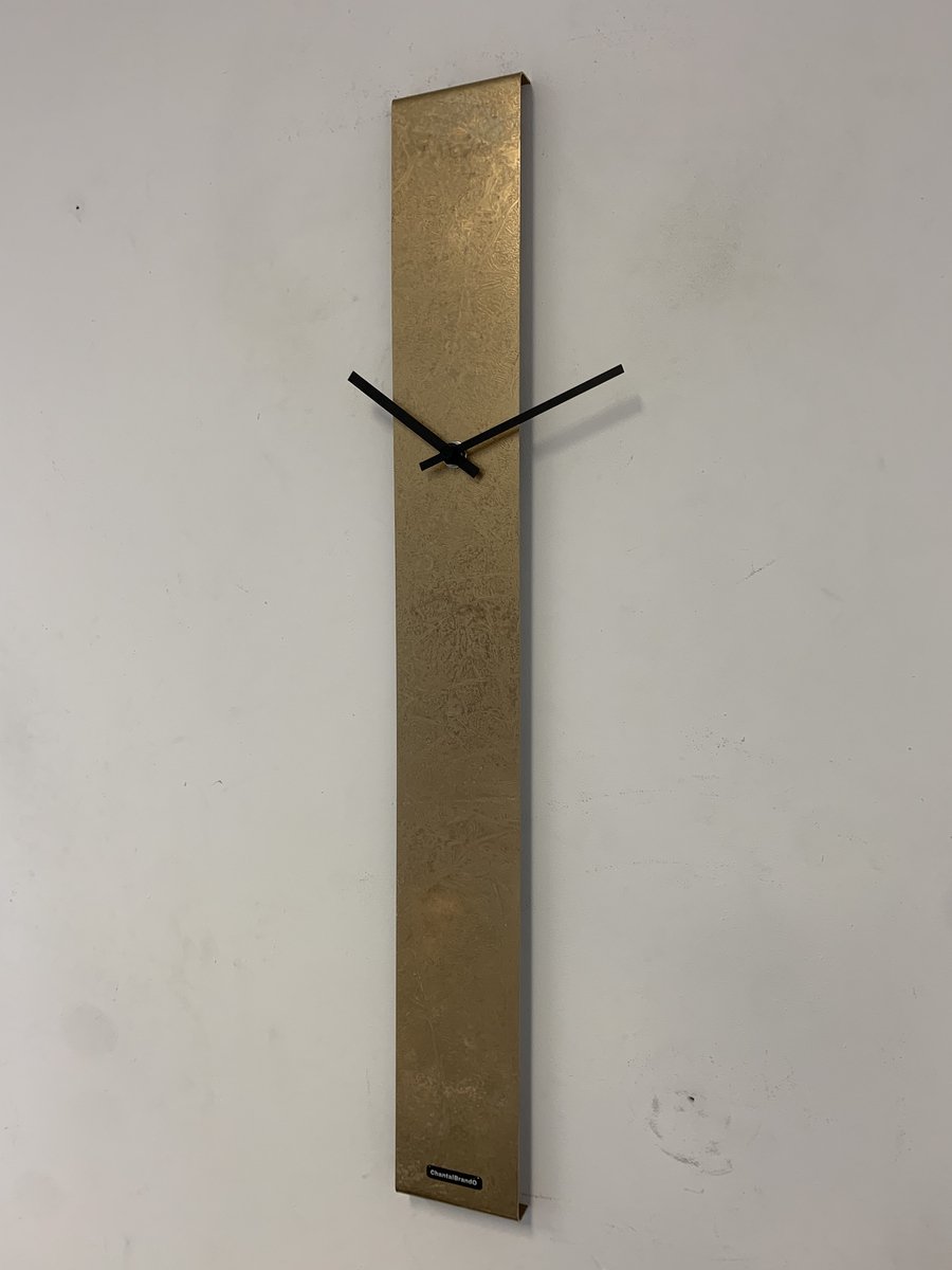 Wandklok SUMMIT GOLD MODERN DESIGN