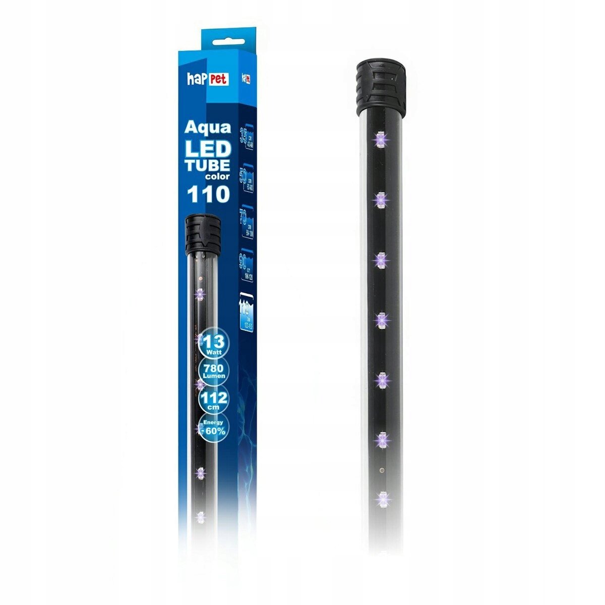 Happet AquaLED Tube Color 13W 112cm Aquarium LED Verlichting