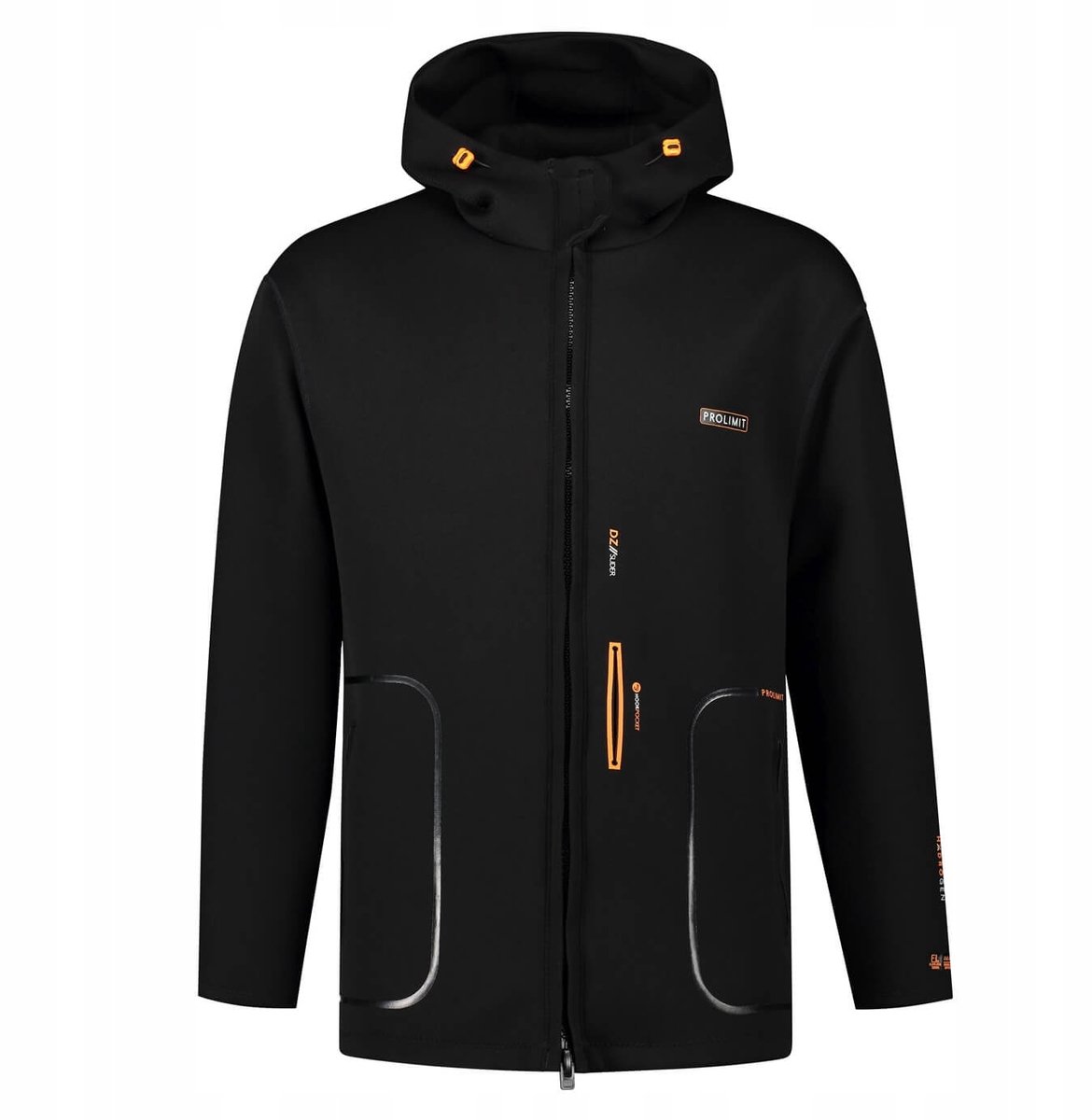 Prolimit Action Jacket SL Neopreen Zwart/Oranje - Maat XL