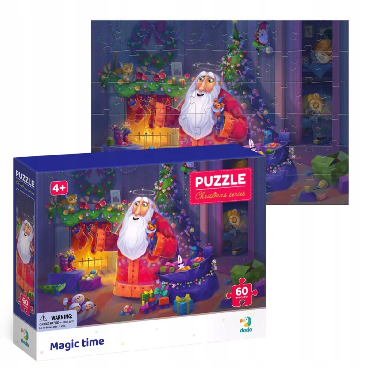 Dodo Magische Tijd Puzzel 60 Stukjes - Vanaf 4 Jaar