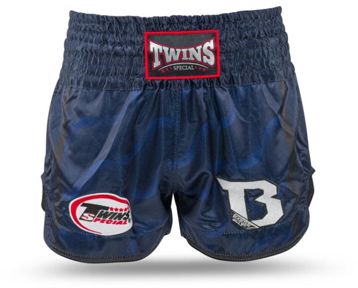 Twins Special x Booster TBT 5 Muay Thai Shorts - zwart / blauw S