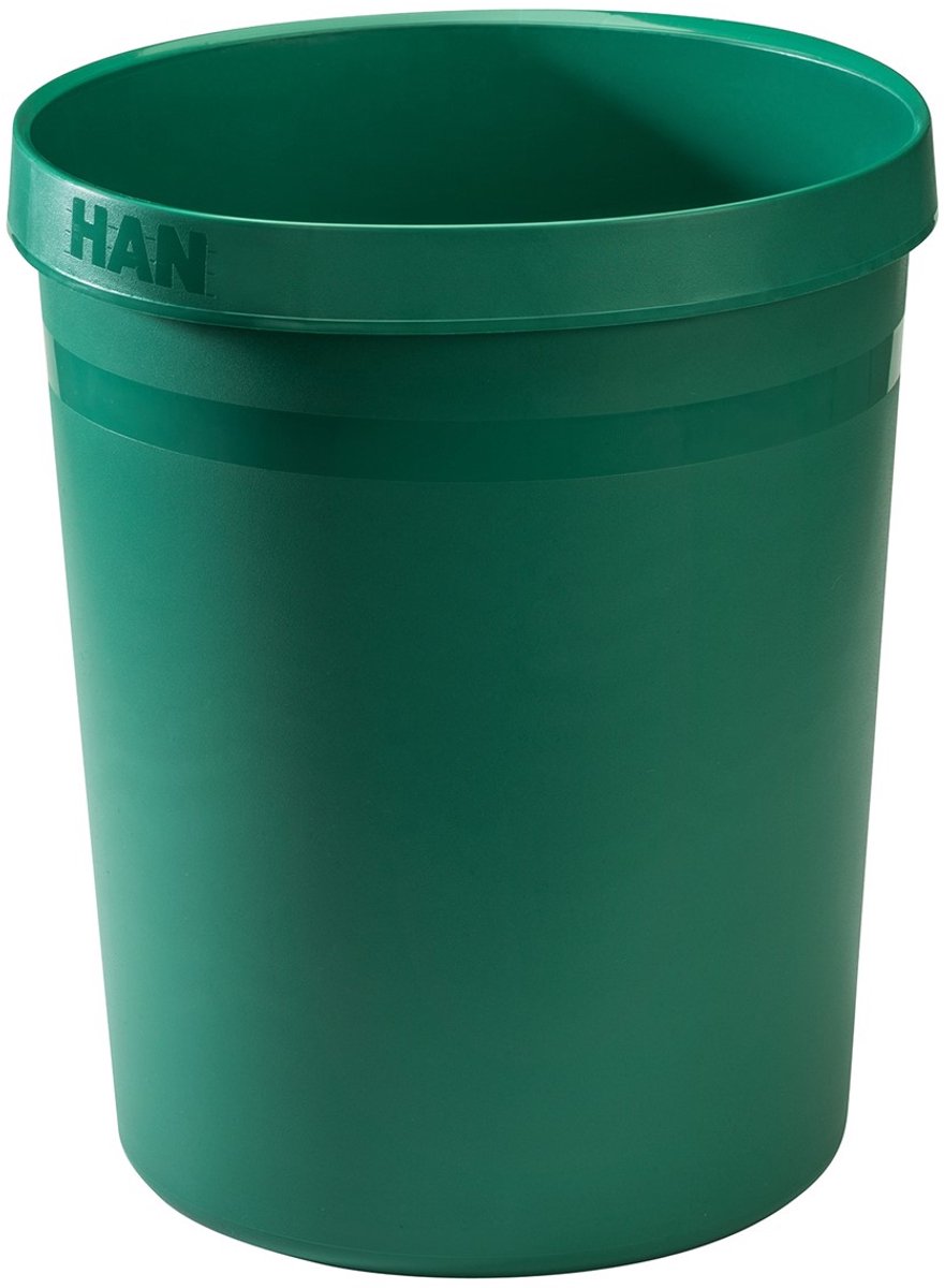 HAN GRIP KARMA 18198-05 Prullenbak 18 l (Ø x h) 312 mm x 350 mm Kringloop kunststof Groen 1 stuk(s)