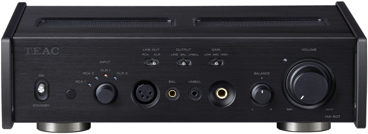 TEAC HA-507 Hoofdtelefoonversterker en Voorversterker, Zwart