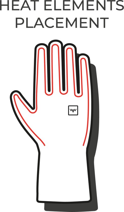 HeatX Verwarmde Handschoenen Everyday Gloves - Elektrische Handschoenen Verwarmd - Skihandschoenen - Fietshandschoenen - Maat S