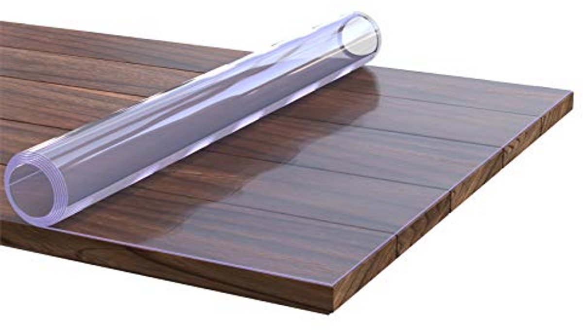 Transparante Tafelfolie 90x300cm - Tafelbescherming en Vuilbescherming