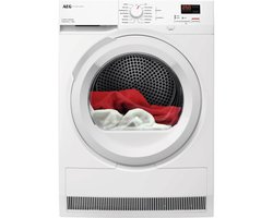 8 Kg, Klein display, 750 W, Warmtepomp, Energie-efficiëntieklasse D, 850x596x663 mm, Wit