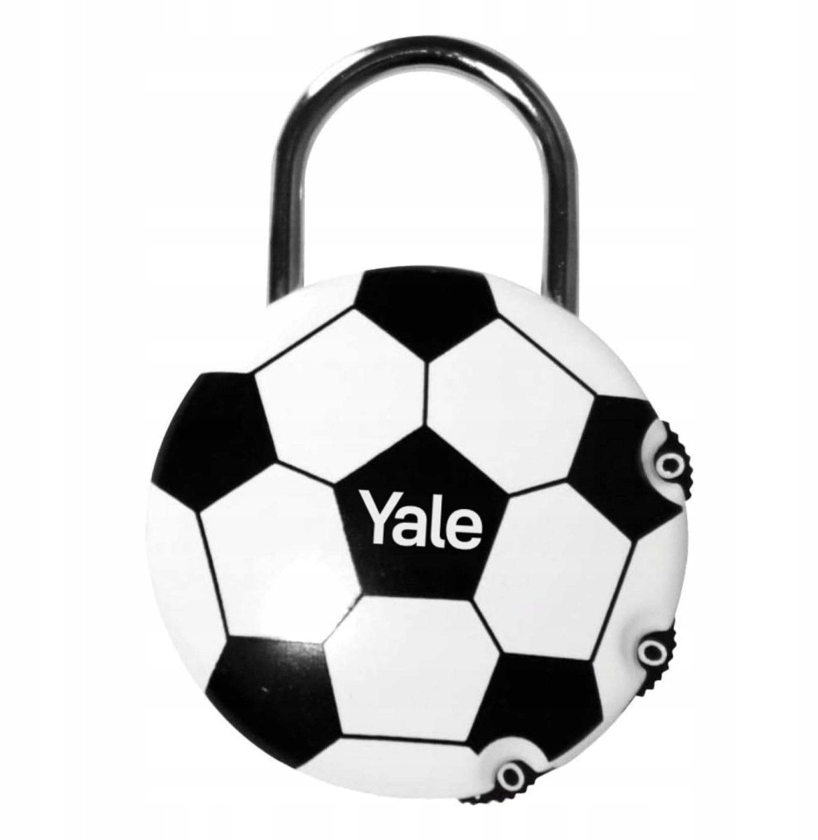 Yale Y-FOOTBALL Cijferslot Voetbal - Ideaal voor schooltassen en koffers