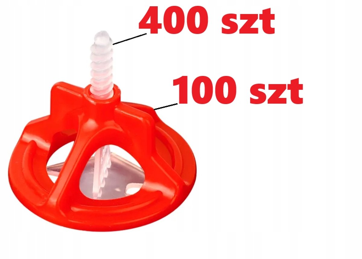 Tegel's nivelleringssysteem 1,5 mm - 400 clips + 100 moeren