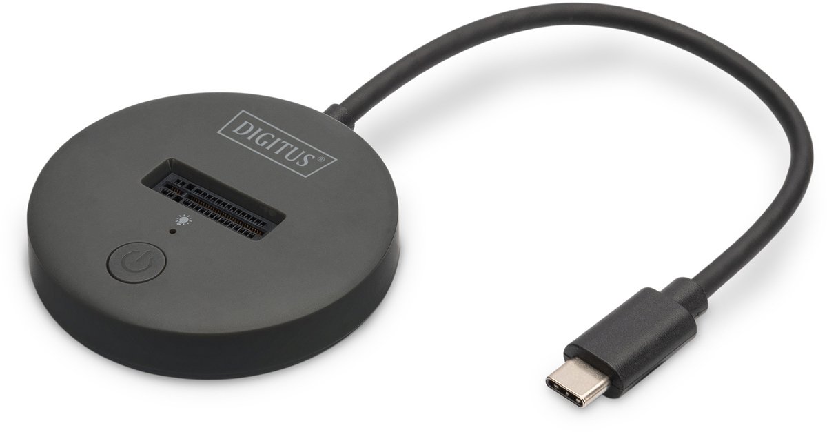 Digitus DA-71547 USB-C 3.2 Gen 2 M.2 PCIe NVMe, M.2 SATA Harde schijf-dockingstation
