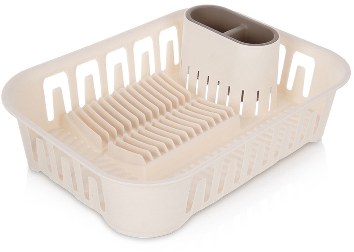 Afdruiprek Crème 39x29x11 cm - Afwasrek
