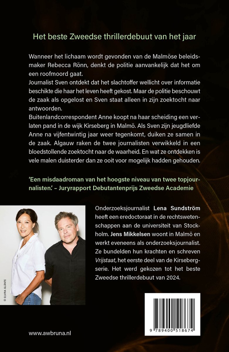 Kirseberg 1 - Vrijstaat - back cover