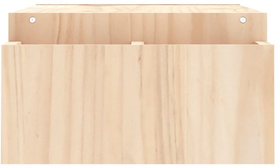 vidaXL Support d'écran 100 x 27,5 x 15 cm Bois de pin massif