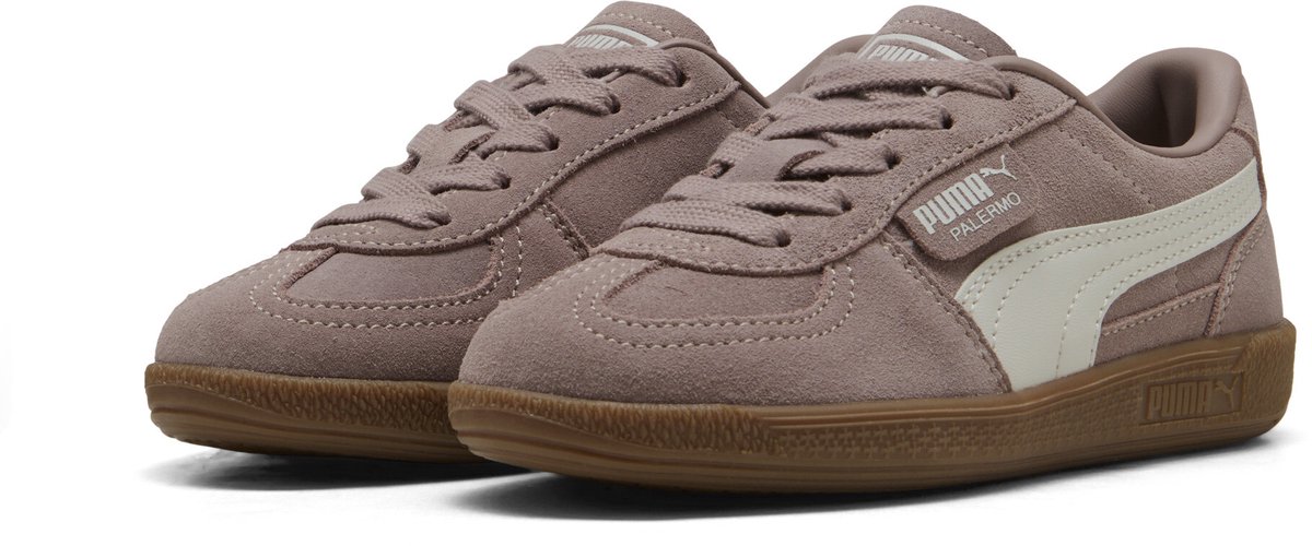 PUMA Palermo PS Unisex Sneakers Sandstone-Vapor Grijs