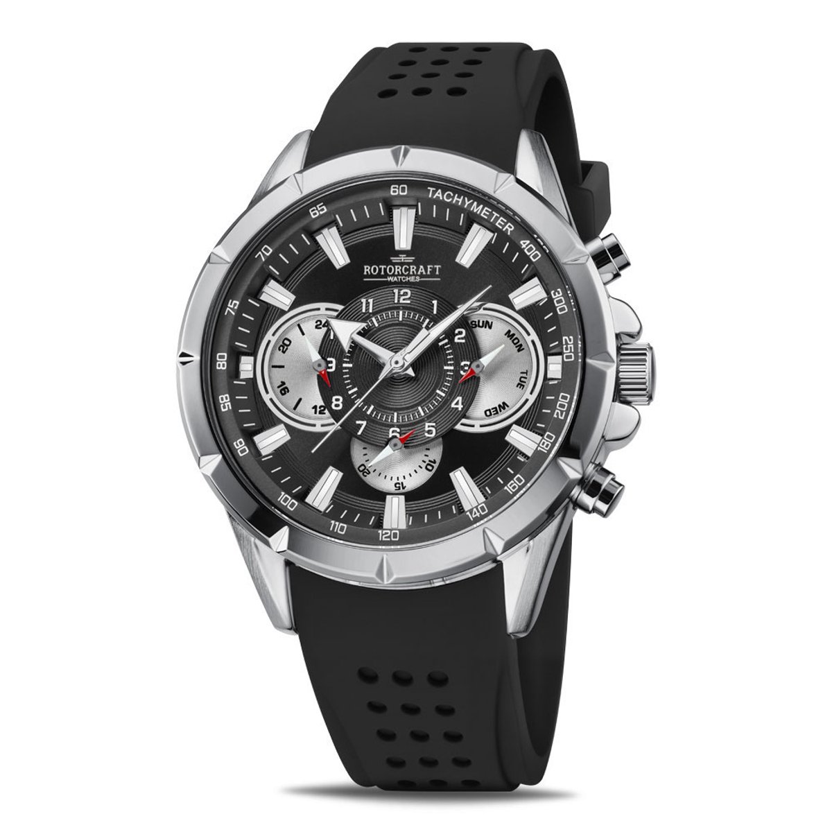 Rotorcraft - Heren Horloge Savage - Zwart