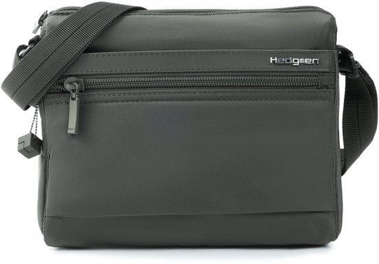 Hedgren sac à épaule bandoulière Inner City Eye Shoulder Bag RFID Black Ink vert foncé