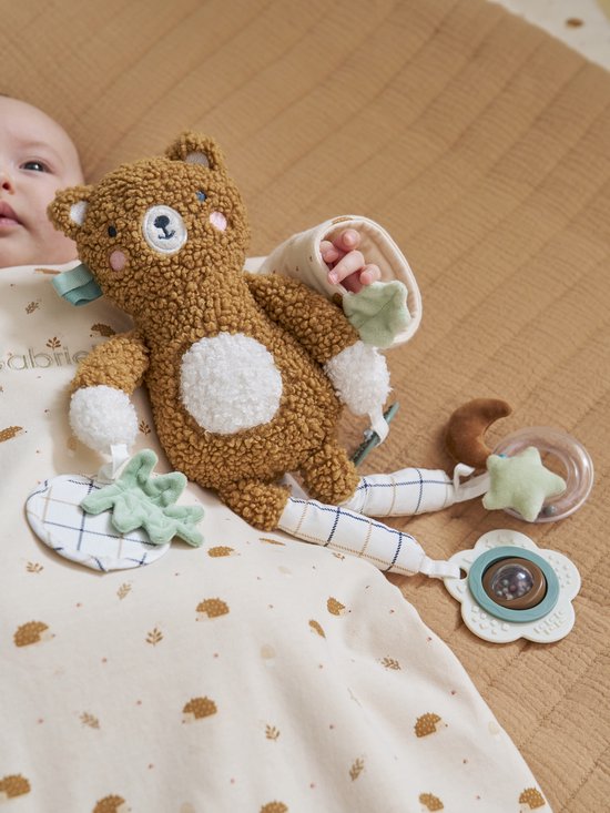 Vertbaudet Kleine activiteitenknuffel beer GREEN FOREST — afbeelding 2
