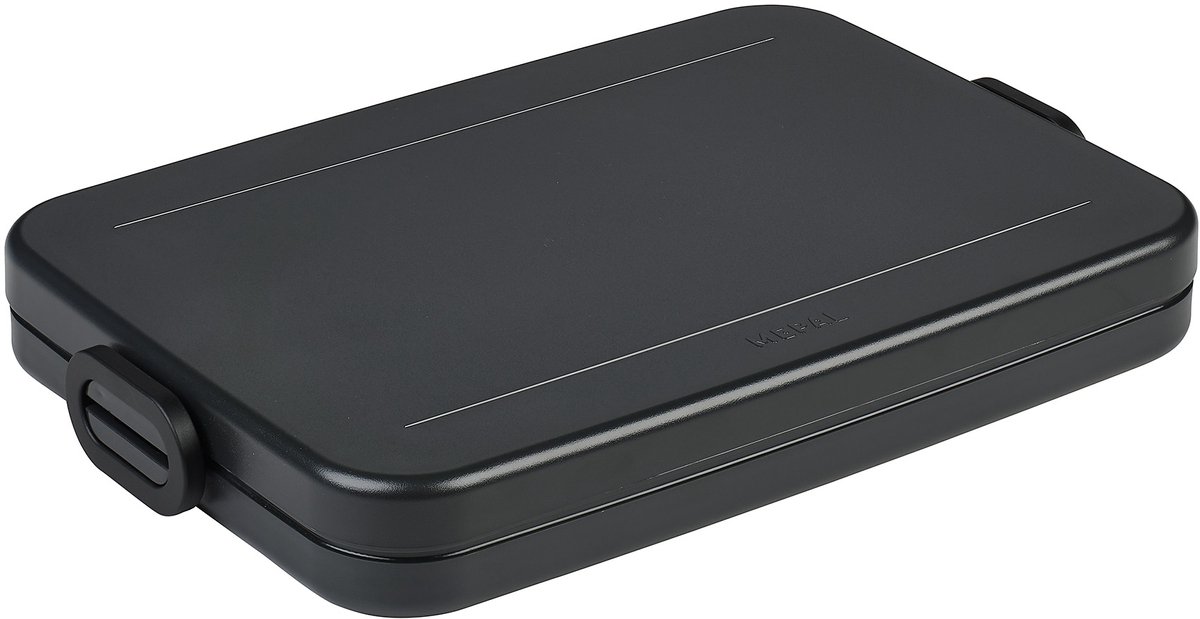 Mepal Lunchbox flat – Broodtrommel – 4 boterhammen - Nordic black