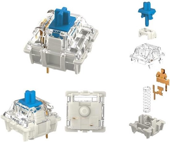 Mechanische Toetsenbord Schakelaars 3-pin Linear Voor Gaming Toetsenborden — afbeelding 5