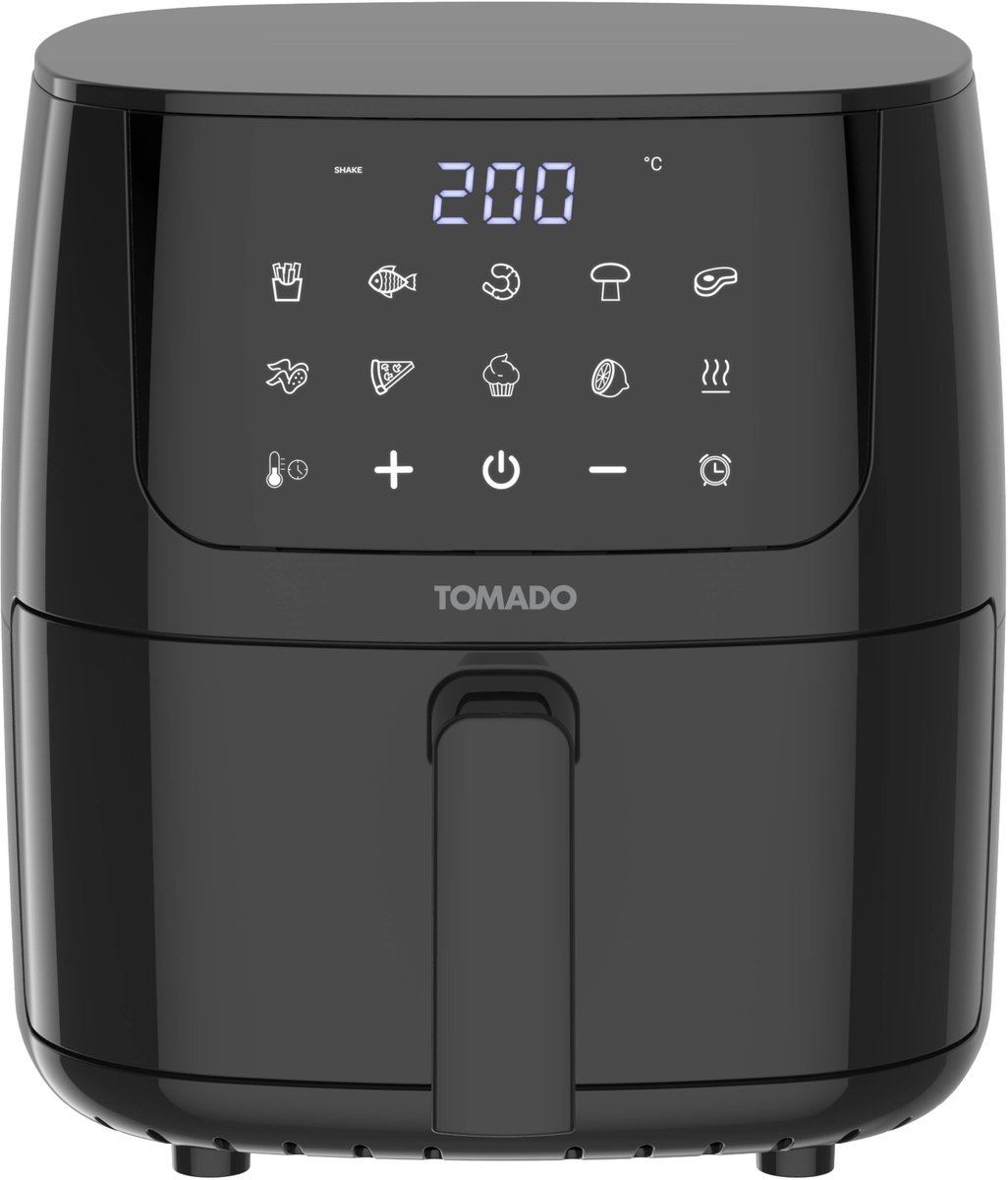 Tomado TAF2002B - Mini airfryer - Heteluchtfriteuse - 2 liter - Digitaal display - PFAS vrij — afbeelding 4